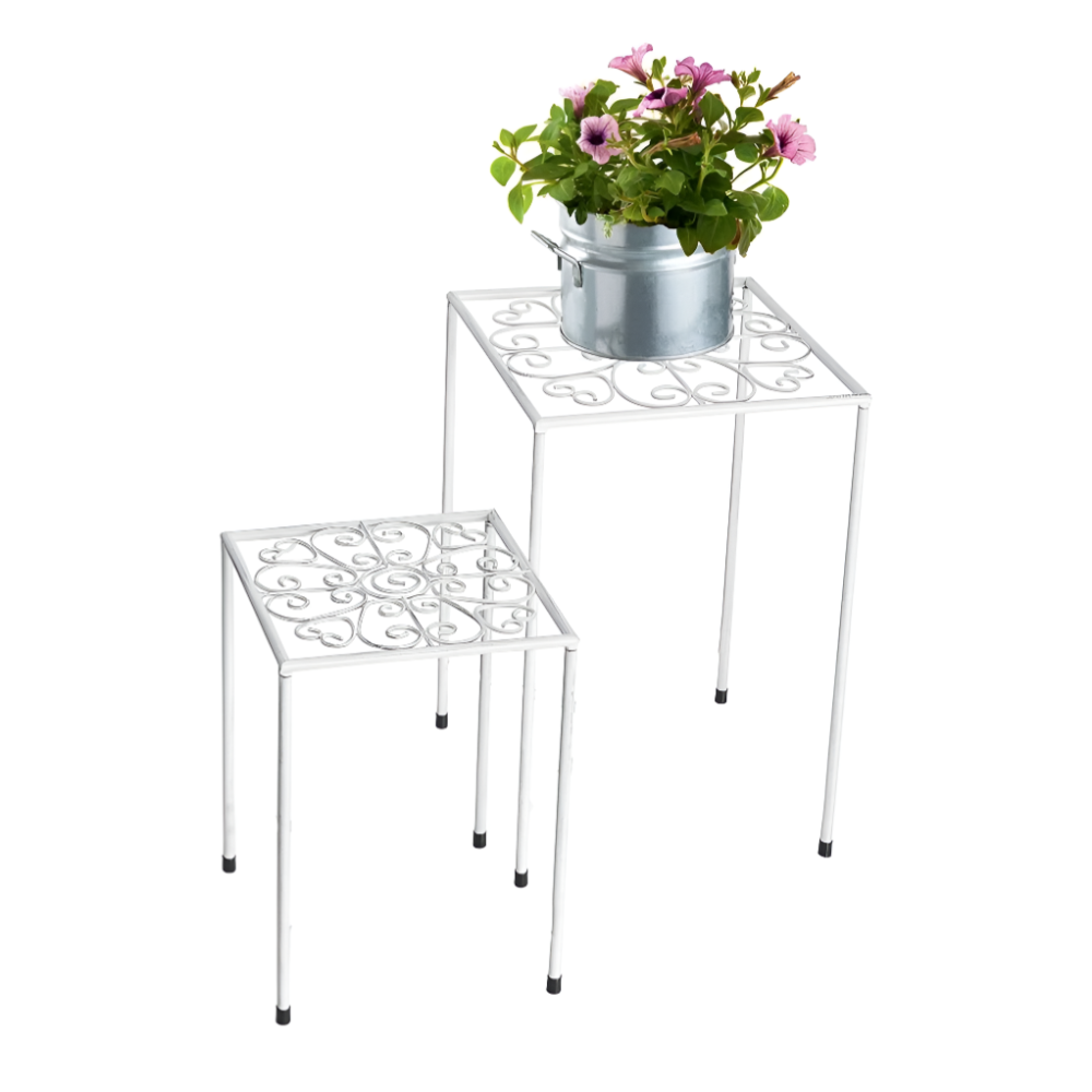 Livarno - Set Of Metal Planting Tables - 2 Pcs 