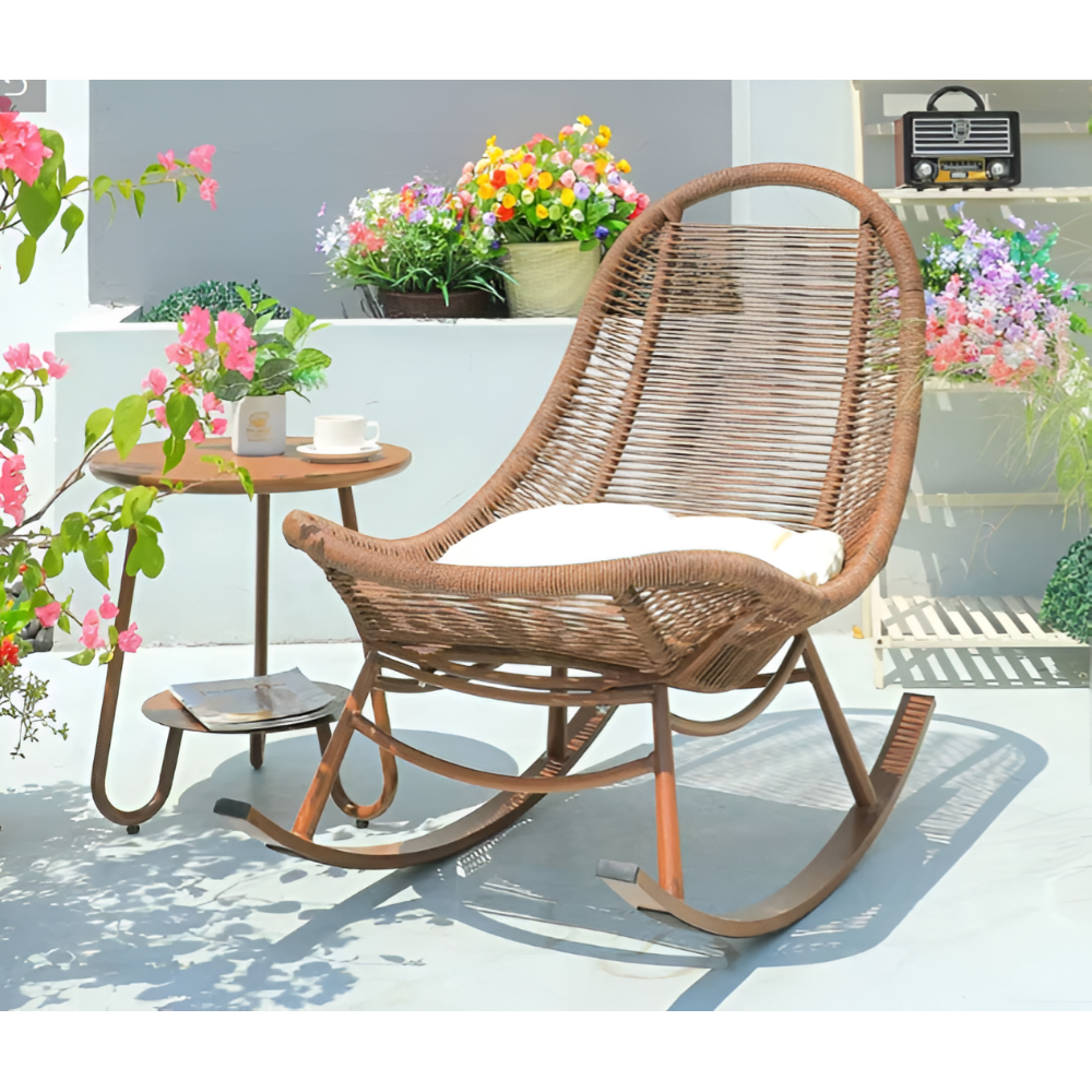 Balcony Rocking Chair European Style