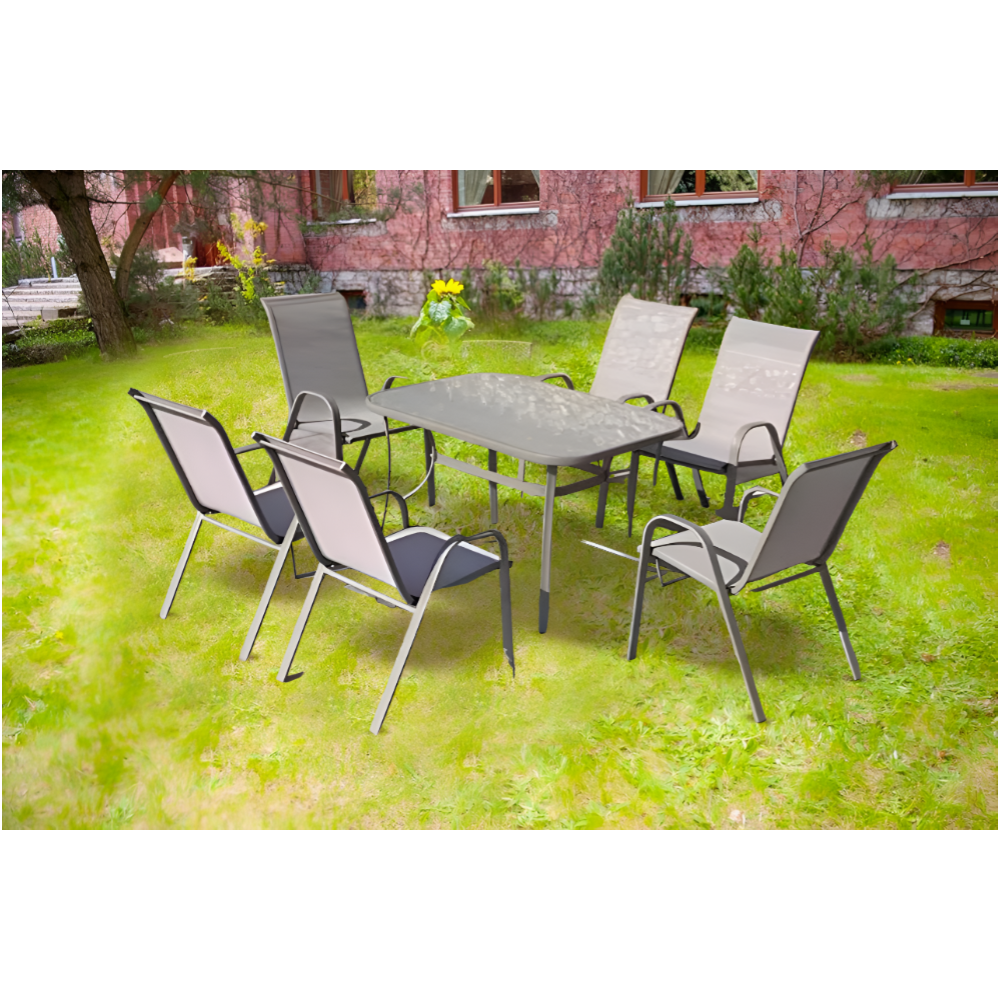 Garden Set 7 Pieces - Table and Chairs