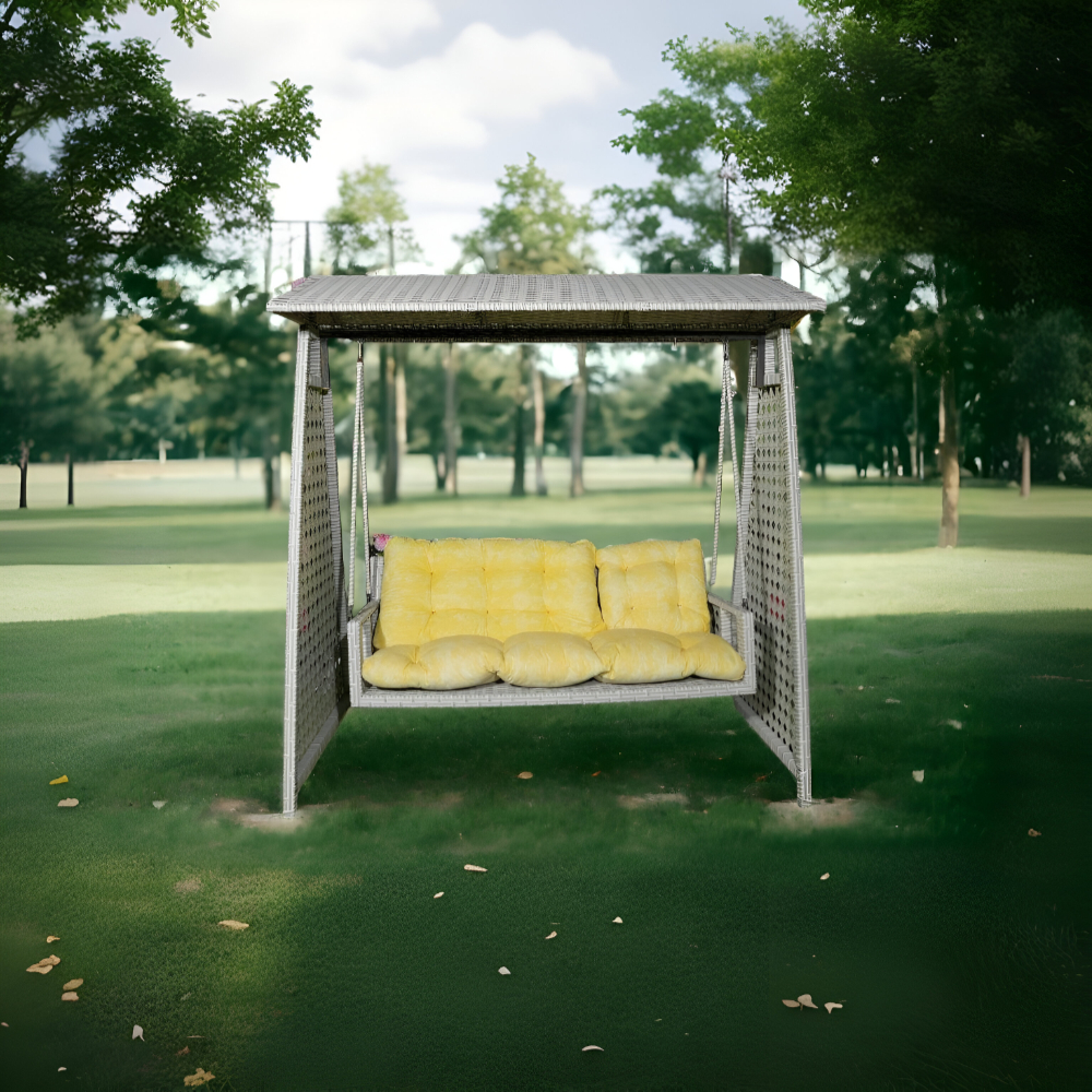 Outdoor Swing Chair - White