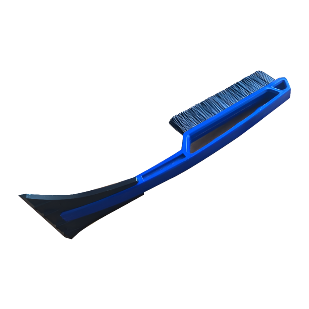 Black Wood Snow brush with scraper