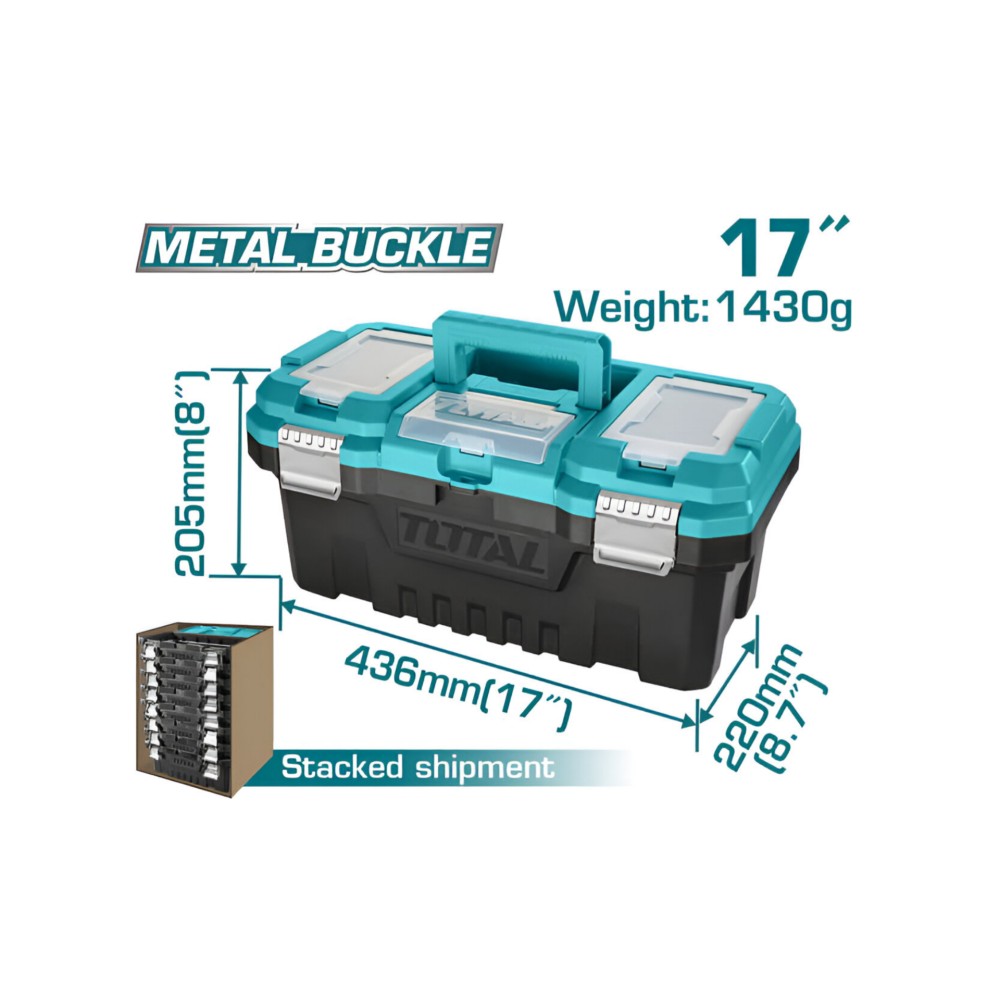 Total Plastic Tool Box 17