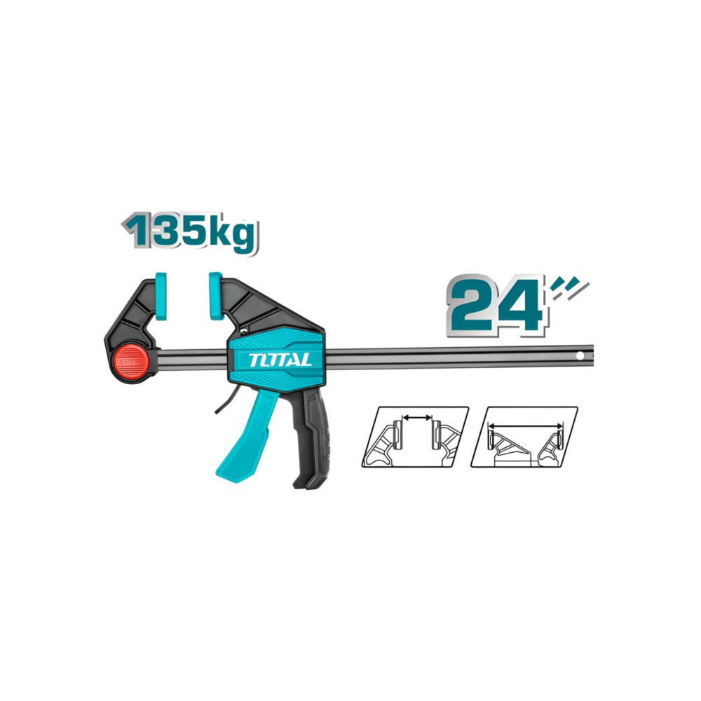 Total Quick bar clamps 24" / 80X600mm