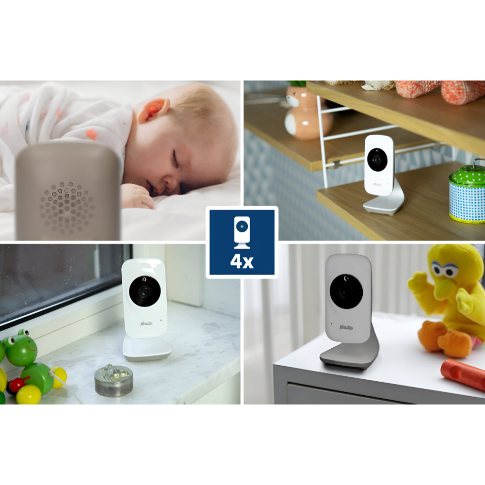 Alecto - Video baby monitor with 2.4 inch colour display (50m inside , 300m outside )