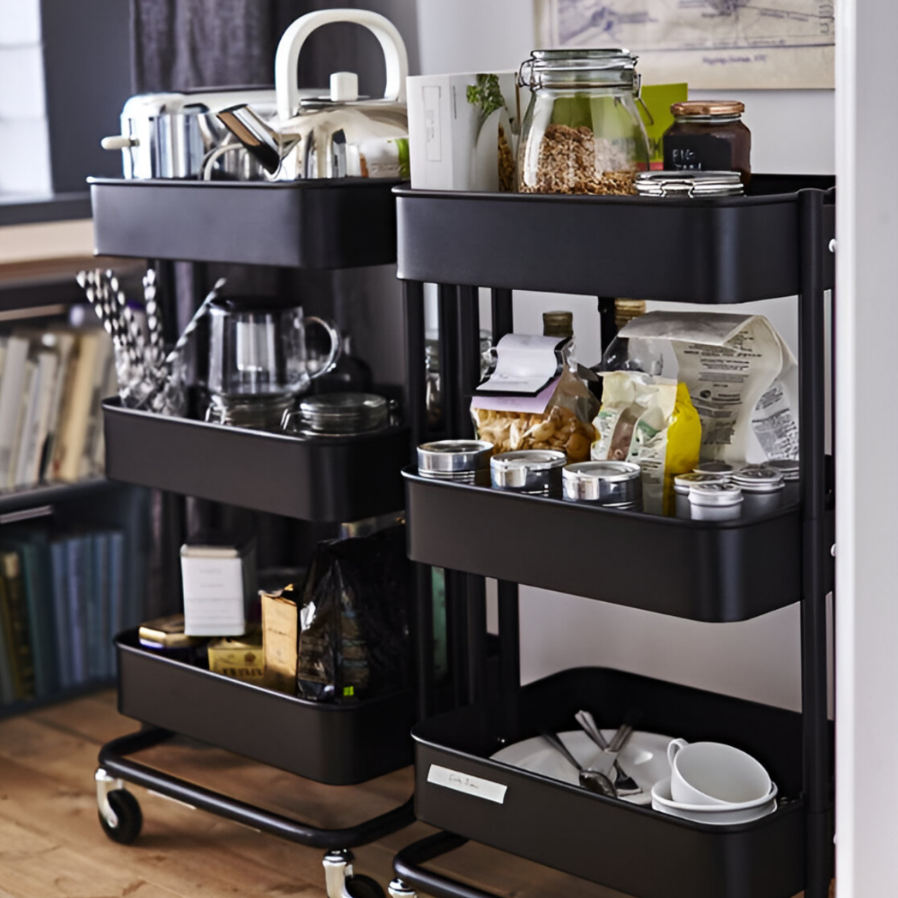 Movable Shelf Organizer (34.9 x 45.1 x 78.1 cm)