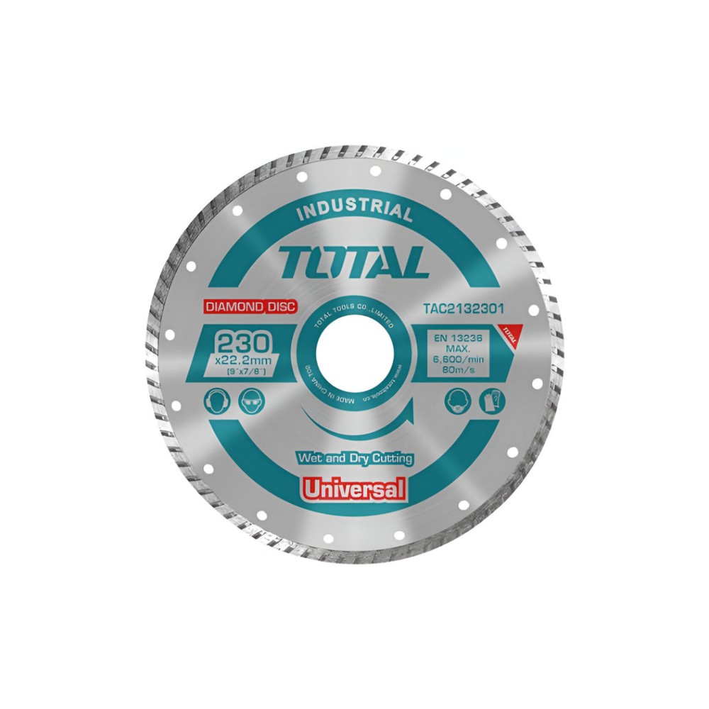 Total Diamond Disc Universal Turbo 230 X 22.2mm