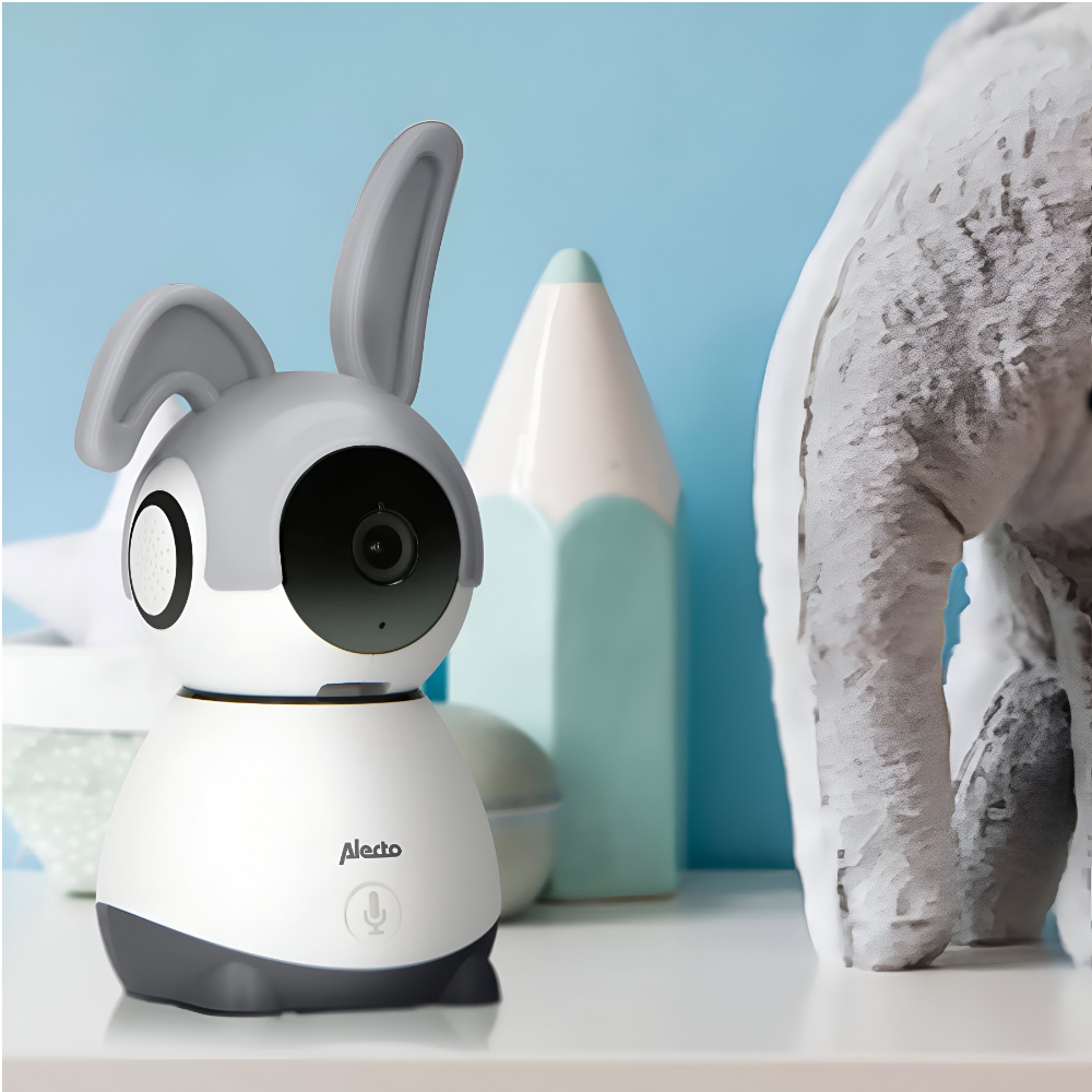 Alecto - Wi-fi baby monitor with camera - White/Grey