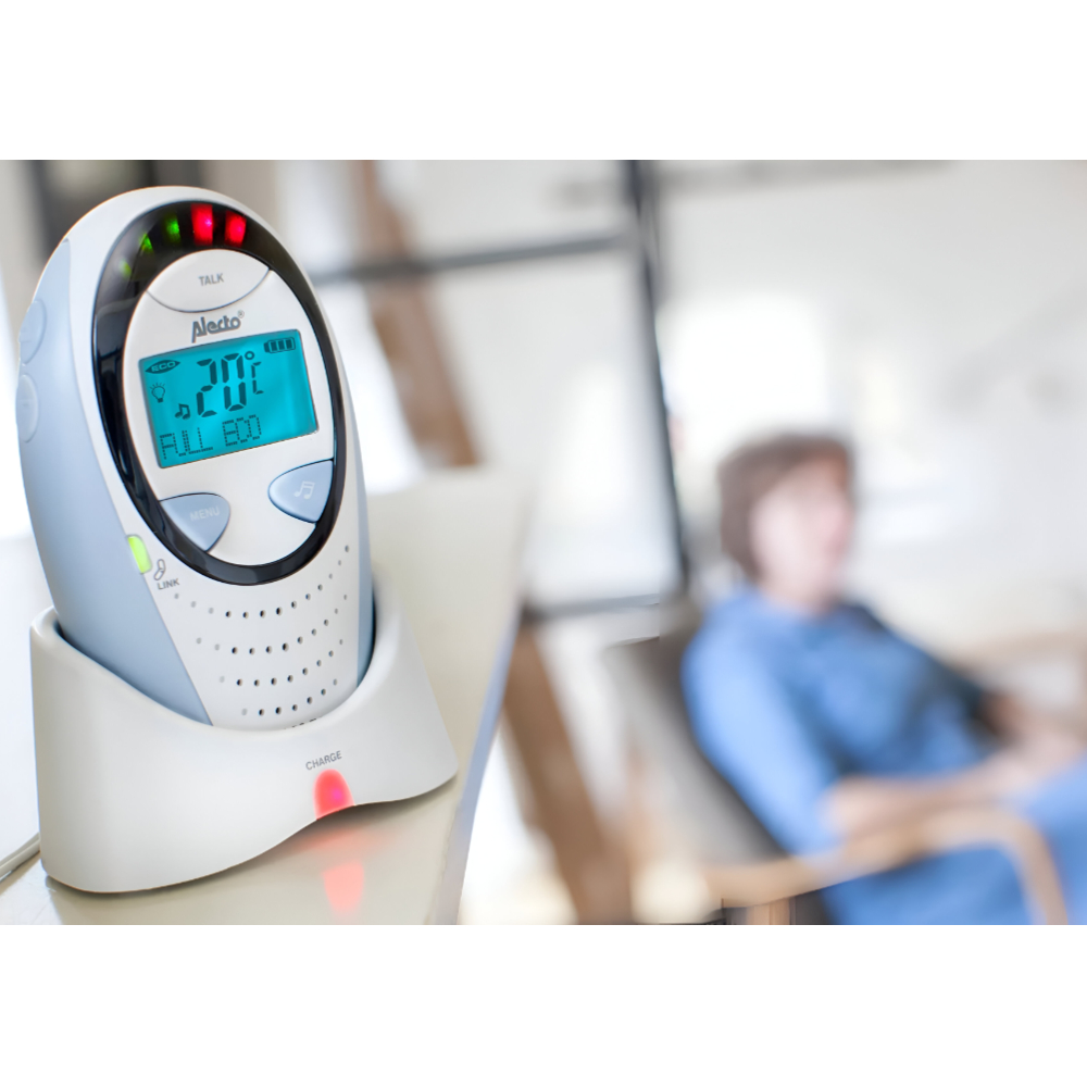 Alecto - Full Eco Dect baby monitor with display (from 50m to 300m)