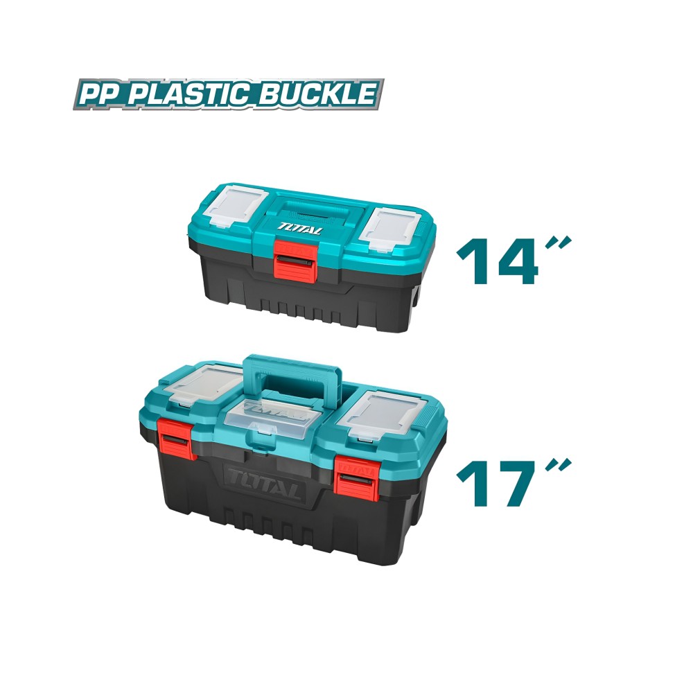 Total 2 Plastic Tool Boxes Set : 14+17