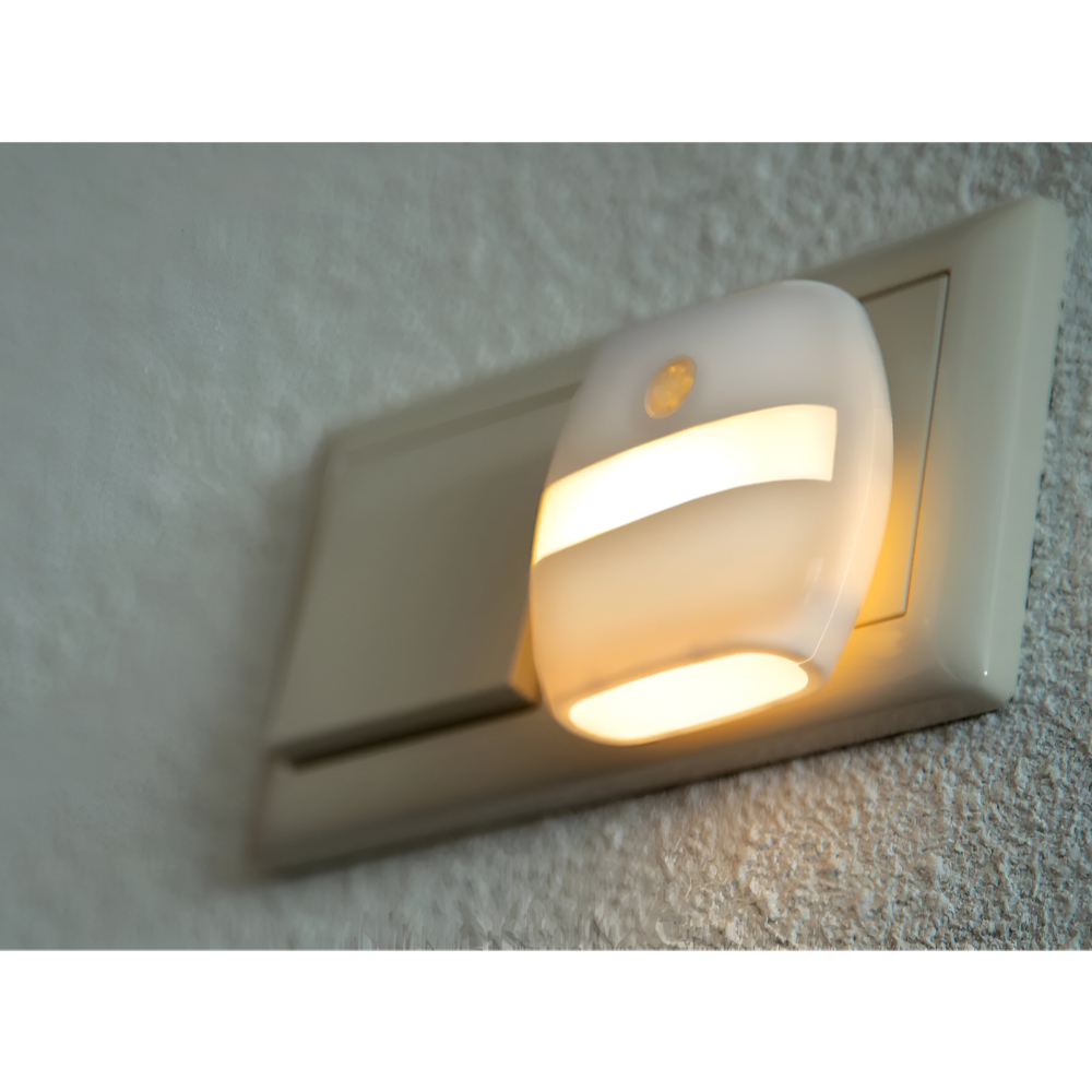 Alecto - Automatic LED night light, white