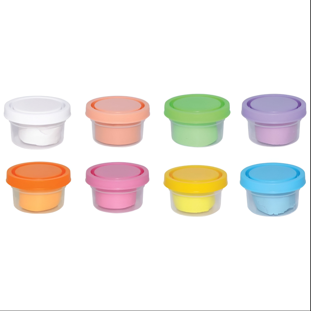 Art Craft 8-Piece Cylinder Play Dough Set