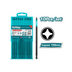 Total Impact Screwdriver bit 10 pcs PH2X150mm