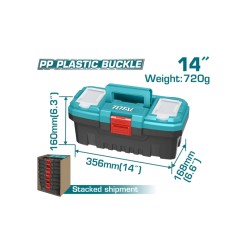 Total Plastic Tool Box 14