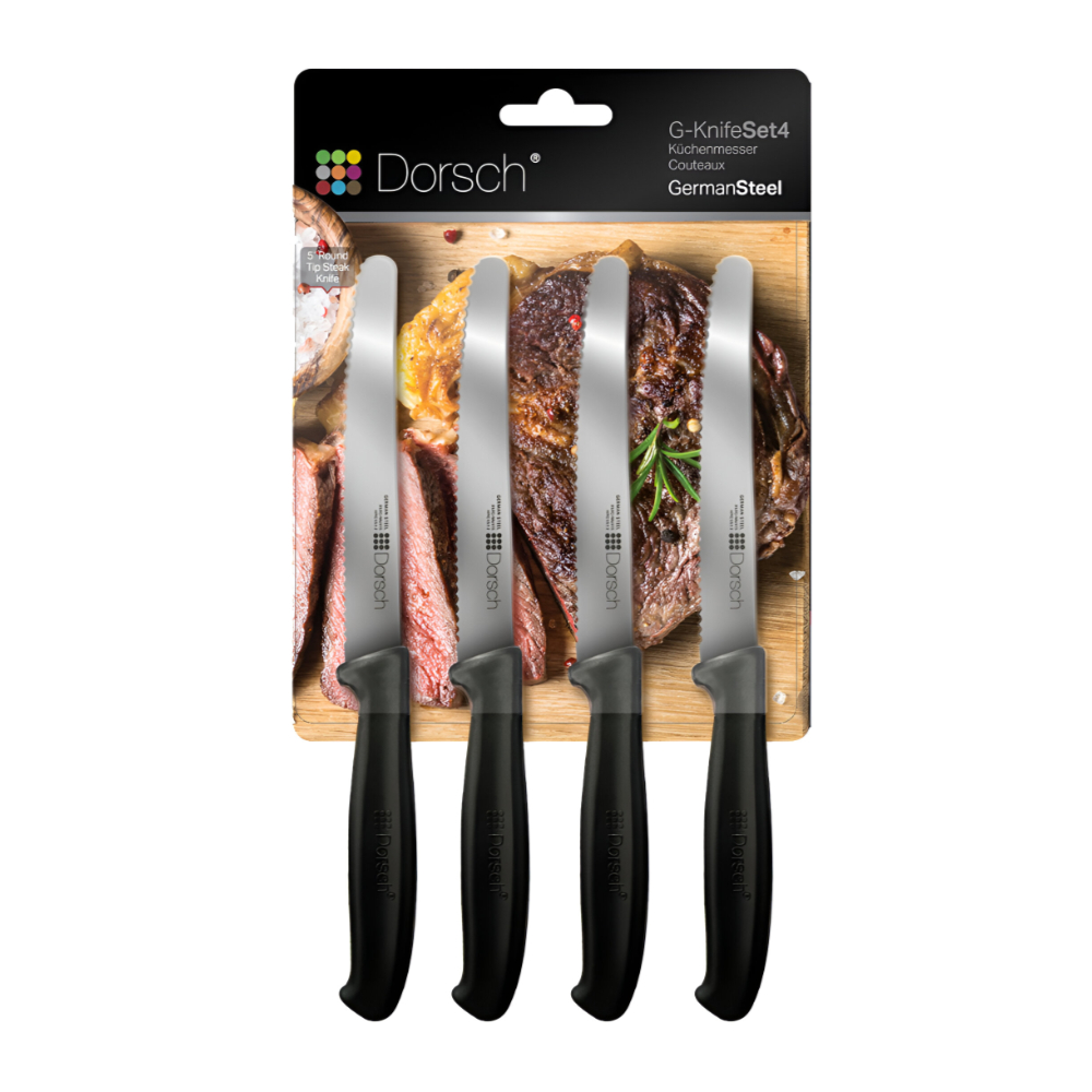 Dorsch Steak Knives Black – 4pcs