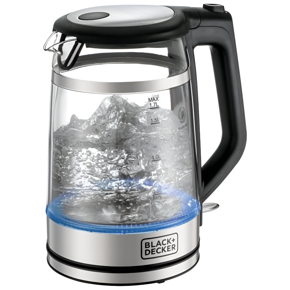 Black & Decker - Glass Kettle Double Wall 1.7L