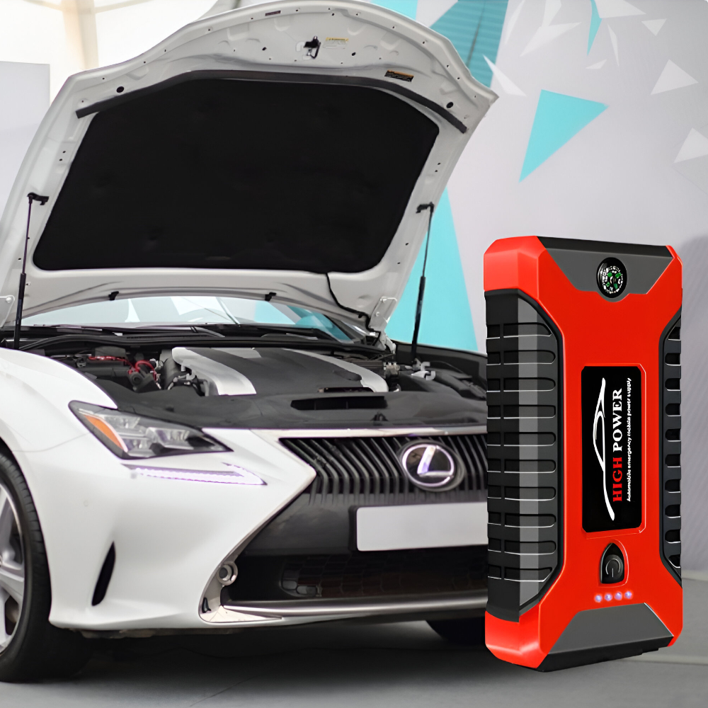 Hay-power Car jump starter & Wheel pump 99800mAh