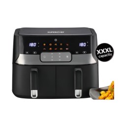 Super Chef - Digital Dual Basket Air Fryer 9L