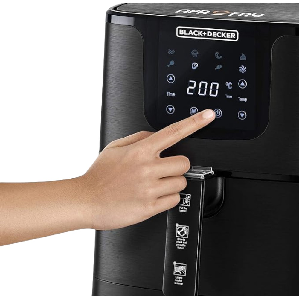 Black & Decker- Digital XL Air Fryer, 5.8 Liters