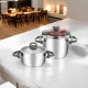 Falez-Pressure Cooker Set Of 2 Pcs 6L + 9L Stainless Steel