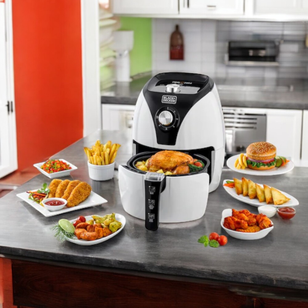 Black+Decker-3.5L 1500W Manual Control Air Fryer