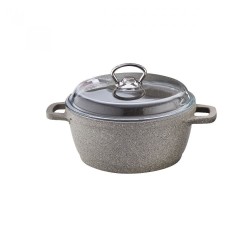 Falez-Stewpot Gray Granitec 28 Cm