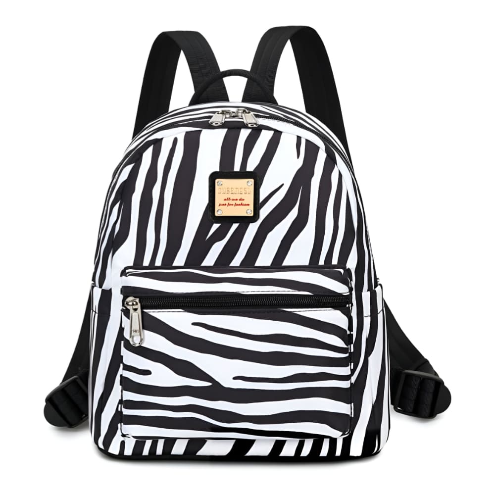 Casual Backpack - Zebra & Cow