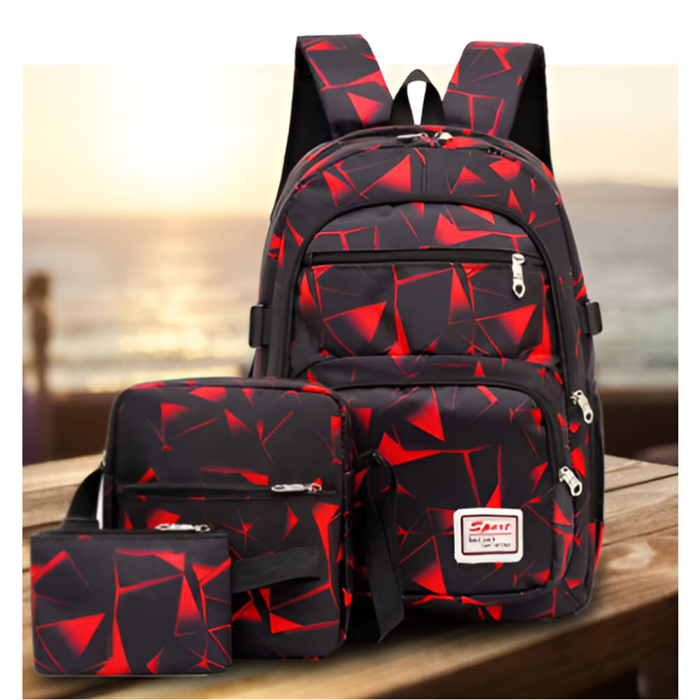 3 Pieces School Bag Set