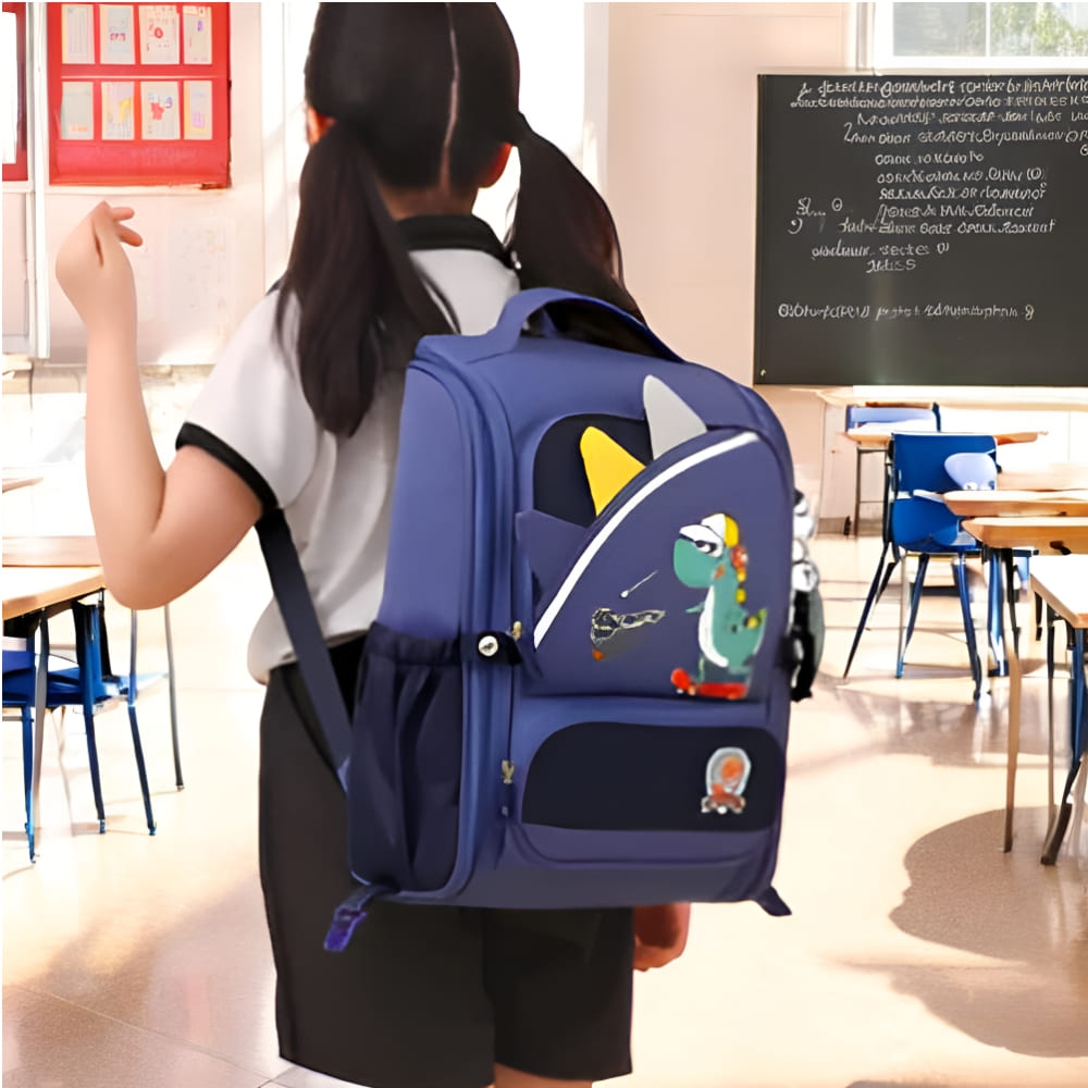 Wheeled Dinosaur School Bag