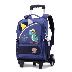 Wheeled Dinosaur School Bag