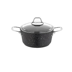 Falez- Granitec 26 Cm Shallow Casserol Black Line 