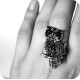 Resizable Owl-Shaped Ring NO.3