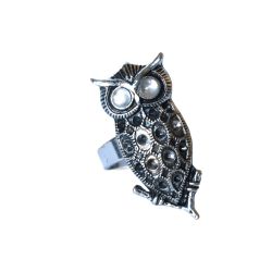 Resizable Owl-Shaped Ring NO.6