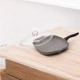 Falez-Grill Pan With lid Granite Gray 28 X 28