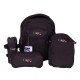 Capri All Black Collection - Combo Set 4-In-1 + Free Aluminum Bottle