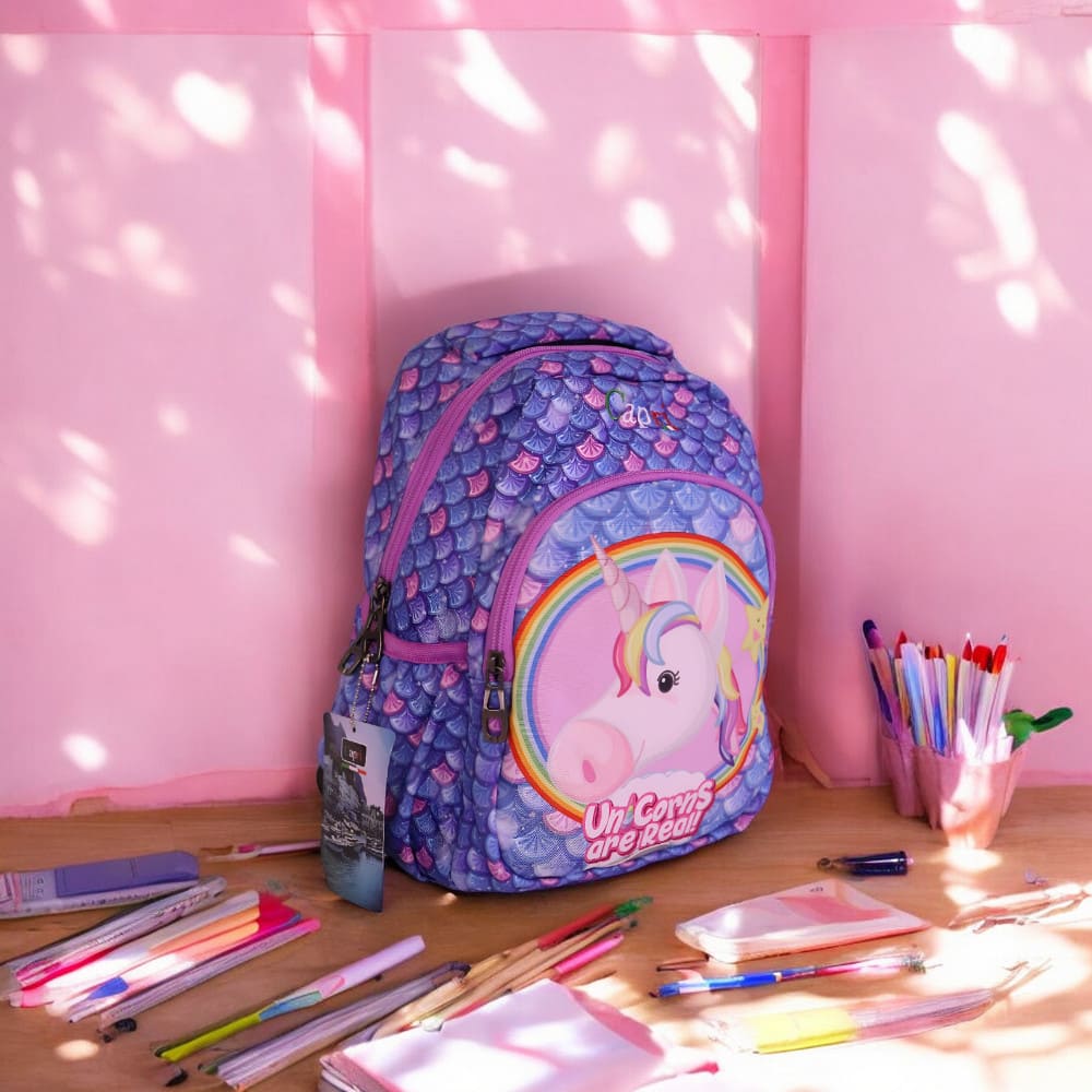 Capri Unicorns are Real School Backpack 