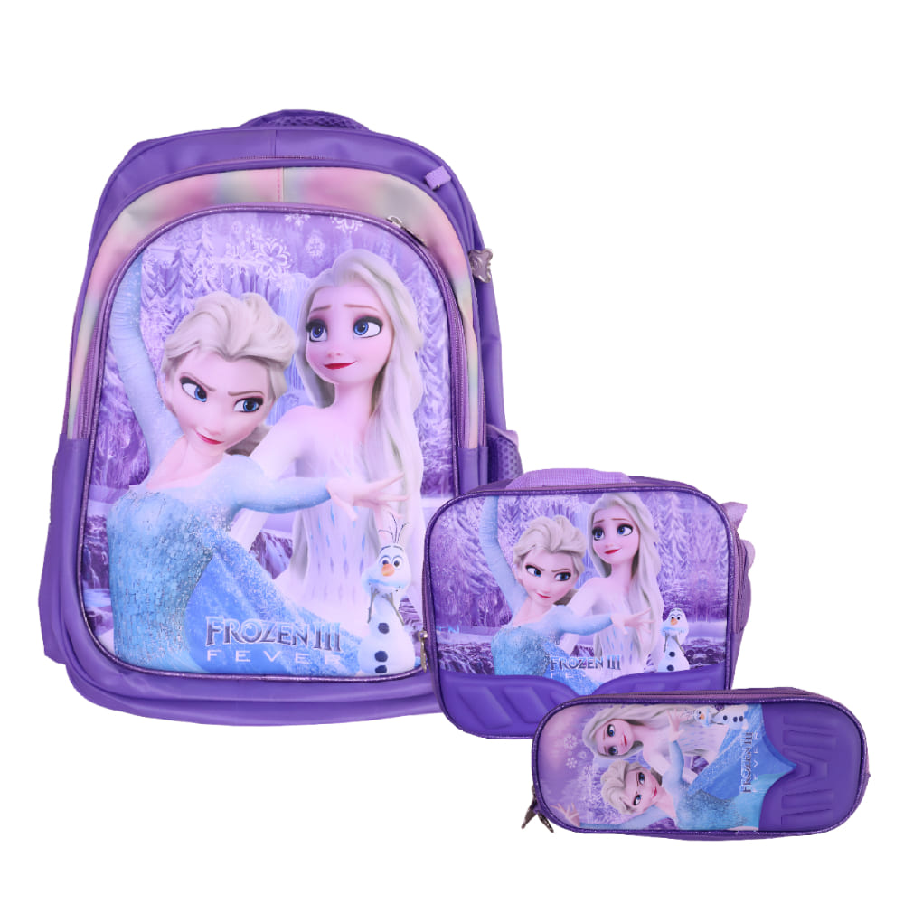 Elsa 3-In-1 Set School Backpack 