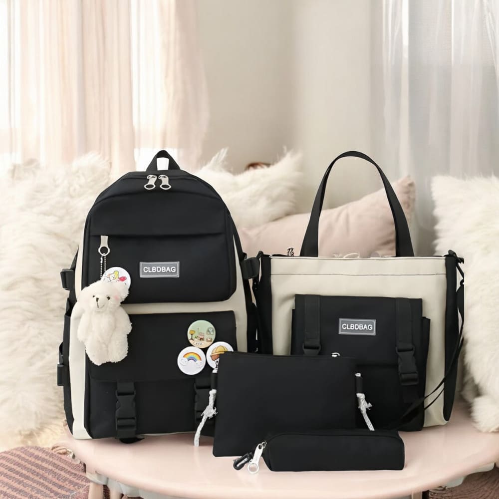  4-IN-1 Cute Backpack Set - Elegant Collection