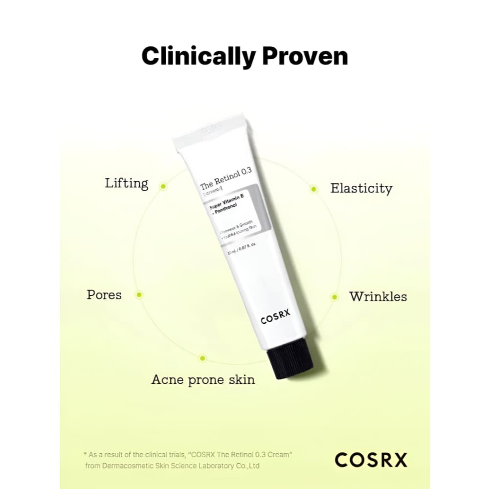 Cosrx - The Retinol 0.3 Cream 20ml - Korean Skin Care