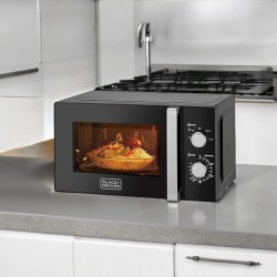 Black & Decker Microwave 20L 700W,Black