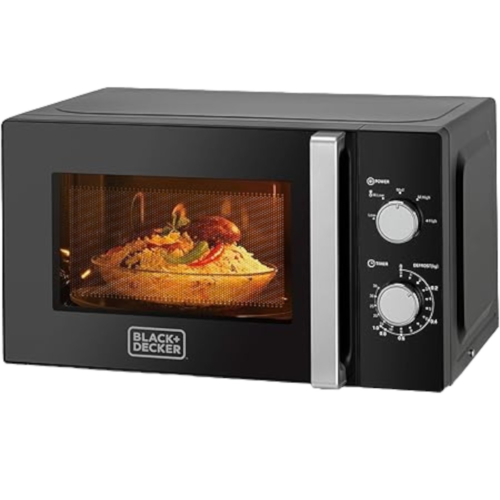 Black & Decker Microwave 20L 700W,Black