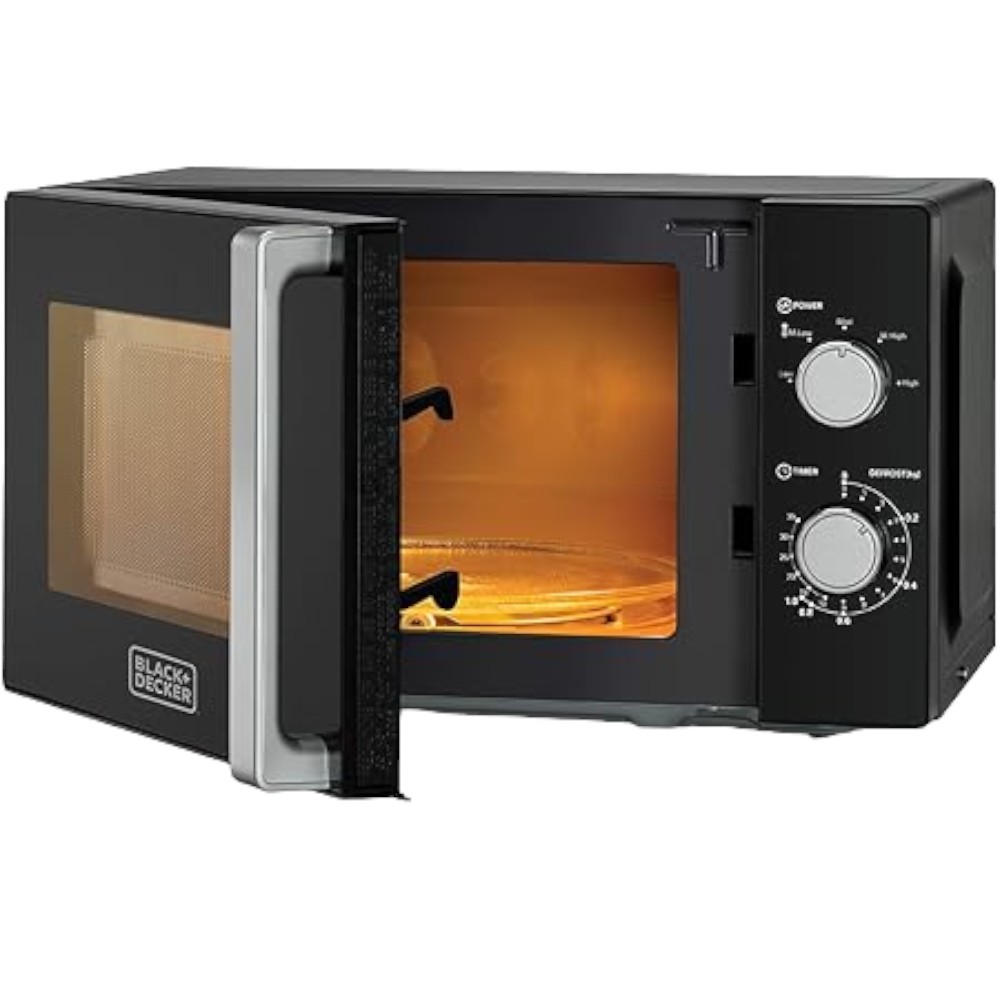 Black & Decker Microwave 20L 700W,Black