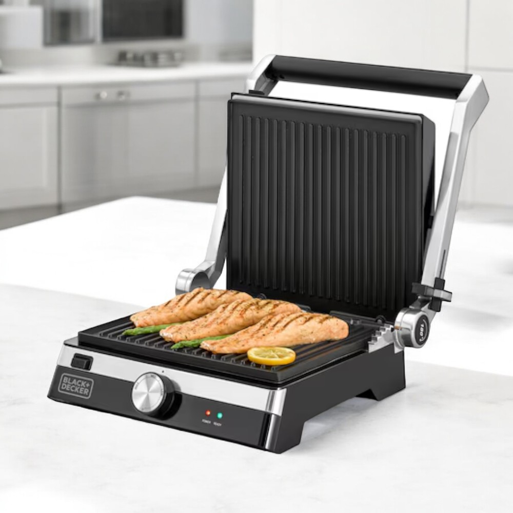 Black and Decker Contact Grill 2000w Non Stick