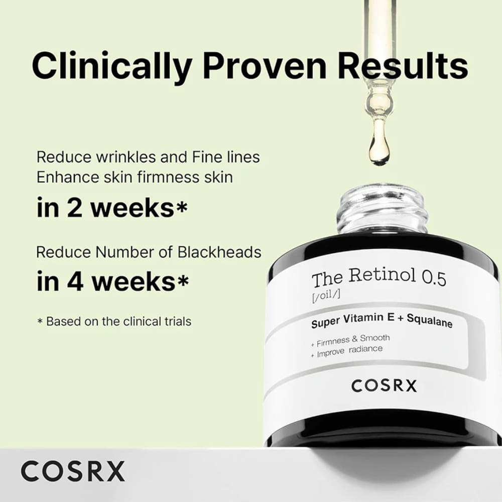 Cosrx - The Retinol 0.5 Oil 20ml - Korean Skin Care