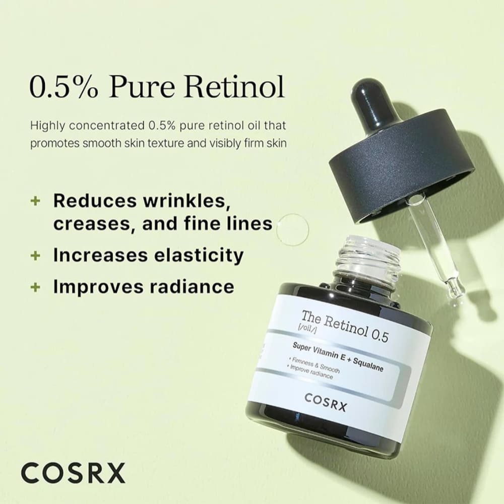 Cosrx - The Retinol 0.5 Oil 20ml - Korean Skin Care