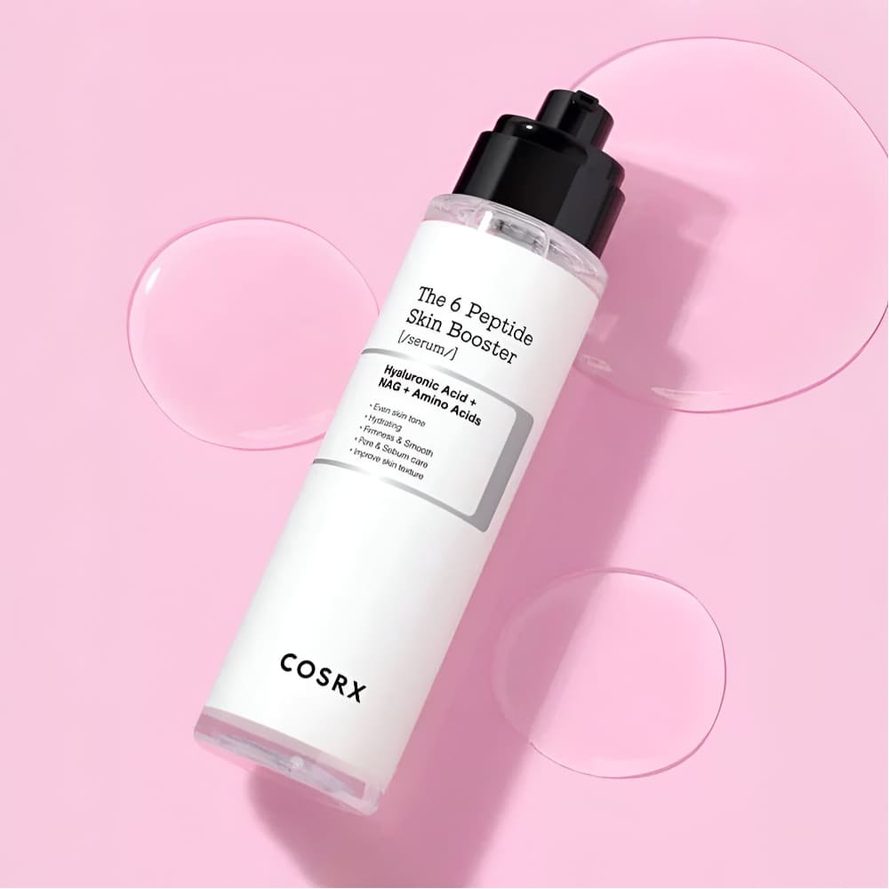 Cosrx - The 6 Peptide Skin Booster Serum pore ,sebum, firmness, fine lines, skin texture, skin tone and soothing 150ml  - Korean Skin Care