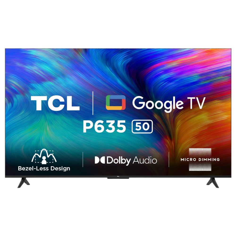 TCL LED 50 4K Smart Google TV - FRAMELESS