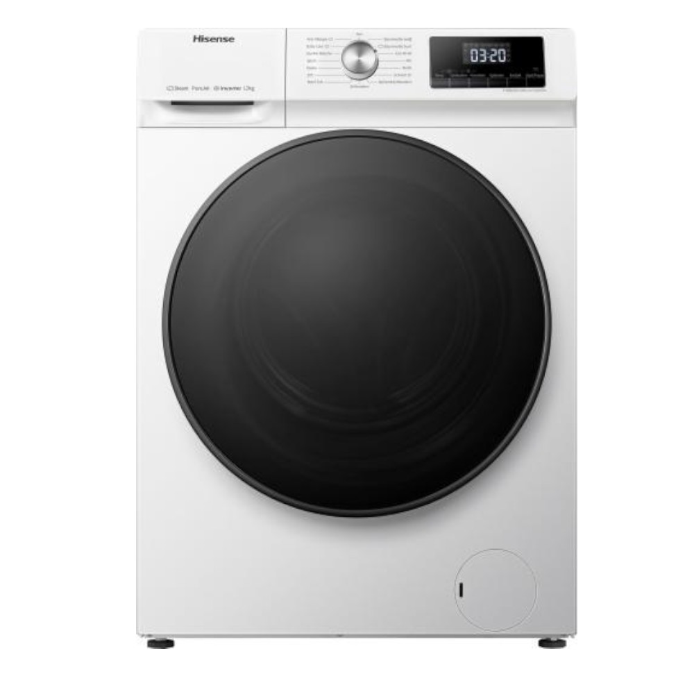 HISENSE Washer 12 Kg Front Load 1400RPM White