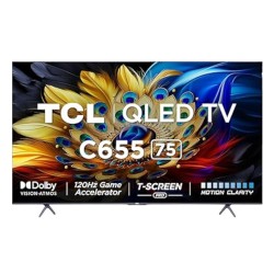 TCL QLED 75  4K SMART GOOGLE TV