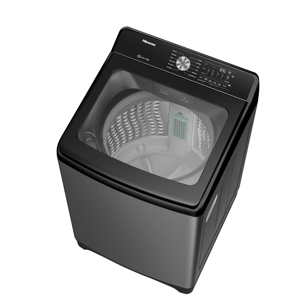 HISENSE Washer 17 Kg Top Load Titanium