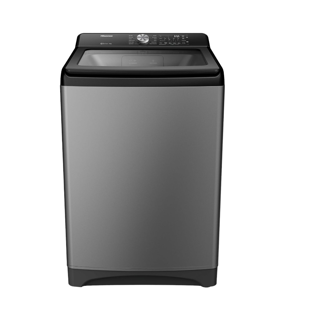 HISENSE Washer 17 Kg Top Load Titanium